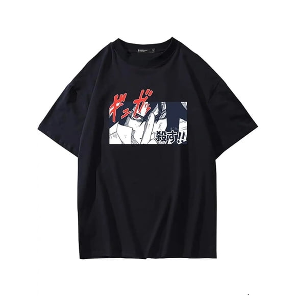 T Shirt Unisex Uzumaki Anime Graphic Tee Spiral Design Streetwear Shirt