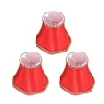 thumbnail image 3 of E14 Lamp Shade, Red High Light Transmittance Lamp Accessory Lamp Shade For Bedroom For Clubs For Halls For KTVs For Hotels, 3 of 8