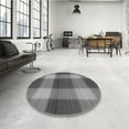 thumbnail image 4 of Ahgly Company Machine Washable Indoor Rectangle Transitional Gunmetal Gray Area Rugs, 3' x 5', 4 of 7