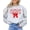 Gray Sweatshirt, variant on Floral Chiefs Team Sweatshirt for Women, Teens & Kids Red Coquette Bow Sports Team Sweater White Sweatshirt Adult Large