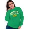 thumbnail image 4 of Fruit Veg Herbivore Vegetarian Sweatshirt for Men or Women Brisco Brands S, 4 of 5