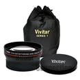 thumbnail image 2 of Vivitar 62mm 0.43x Wide Angle Lens + 2.2x Telephoto Lens + 3 Pieces Filter Set with Deluxe Lens Accessories Kit for All Cameras + eCostConnection Microfiber Cloth, 2 of 9