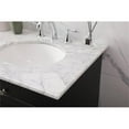 thumbnail image 4 of Elegant Decor Clarence 60" Solid Wood Metal Double Bathroom Vanity Set in Black, 4 of 8