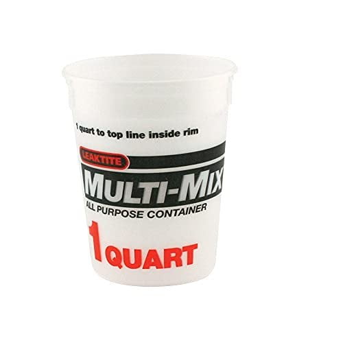 Leaktite Clear 1 qt. Plastic Bucket