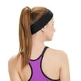 thumbnail image 5 of Hanerdun 3PCS Sports Headbands Sweat Absorbing Head Band Unisex Running Workout Hair Band Assorted Color, 5 of 5
