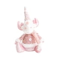 thumbnail image 1 of Muñeco de peluche navideño, adorno creativo, figura de peluche, muñeco de Navidad relleno para Reno sentado, 1 of 9