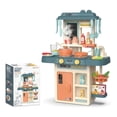 thumbnail image 4 of Set de juguetes de cocina con 42 accesorios azul claro para niños mayores de 3 años, 4 of 4