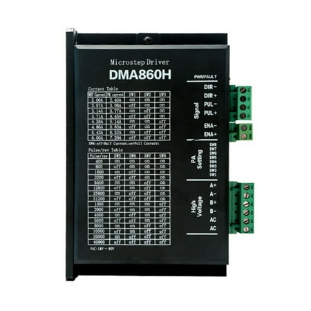 

DMA860H 57 86 Stepper Motor Driver 200KHz 18-80V AC DriverController 7.2A Driver