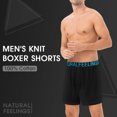 thumbnail image 2 of Natural Feelings Men's 5-Pack Cotton Knitted Comfort Loose Boxer Shorts Elastic Waistband Underwear, 2 of 7