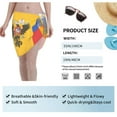 thumbnail image 5 of Women'S Beach Cover Up Short Sarong Dress New Russian Flag Wrap Chiffon Shawl, 5 of 7