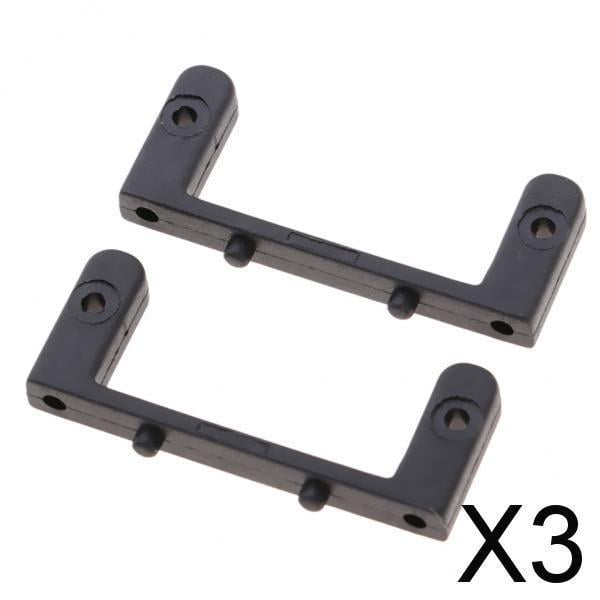3x 2 Uds Soporte de Servo de Dirección de Plástico para Wltoys A202, A212, A222, Piezas de Bricolaje de Coche RC 3 piezas