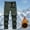 Olive Green, variant on Herrnalise Men's Snow Ski Pants Softshell Fleece Lined Reinforced Hiking Pants Outdoor Windproof Insulated Snowboard Pants Valentine's Day For Him M-6XL