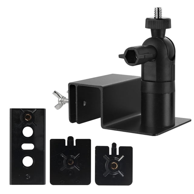 Yimiti Gutter Mount For Ring, For Arlo,For Eufycam Solar Panel Solution,Black