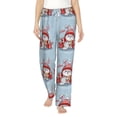 thumbnail image 2 of Lsque merry Christmas rabbit Print Women's Pajama Pants, Lounge Pant - Comfortable Home Wear,Elastic Waistband, Stylish Design-Small, 2 of 9