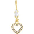 thumbnail image 1 of Arete Corazón Bisel En Oro De 10 K Joyería M De León Arete Corazón Bisel, 1 of 3