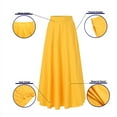 thumbnail image 6 of ZANZEA Women Elastic Waist Solid Color Long Skirts Casual Long Skirts, 6 of 10