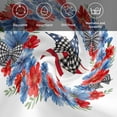 thumbnail image 6 of American Flag Cloth Napkins, Blue Red Flowers Patriotic 4th of July Washable and Reusable Dinner Napkins Set of 2, Table Napkin for Kitchen Party Birthday Wedding Hotel Housewarming 20"x20", 6 of 9