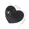 thumbnail image 2 of SHINYPASING Decorative Black Paper Heart Box for Storing Jewelry Chocolates and Candies, 2 of 7