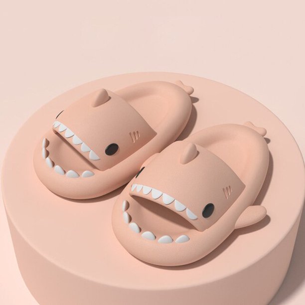 Zapatillas de tiburón para mujer y niño, Sandalias planas informales, divertidas, de EVA, para verano, 2023 qym unisex