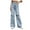 Light Blue, variant on vigerkar Women's High Waisted Ripped Wide Leg Denim Pants Distressed Casual Loose Fit Jeans Light Blue, L