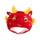 thumbnail image 1 of Gorro de peluche suave con forma de dragón, divertido gorro de invierno de peluche para adultos y niños, accesorio para el pelo para rol Rojo, 1 of 7