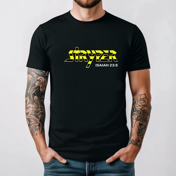 Stryper Christian Rock Metal Band Vintage Tour Music Retro Graphic Unisex T-Shirt, for men & women, up to size 5XL.