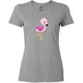 thumbnail image 3 of Inktastic Cute Flamingo, Baby Flamingo, Pink Flamingo, Bird Women's T-Shirt, 3 of 5