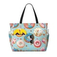 thumbnail image 1 of Fotbe Colorful Donut Bolsa de Viaje para Playa - Resistente al Agua, Bolsa Tote de Gran Capacidad y Ligera con 7 Bolsillos para Mujeres y Hombres, 1 of 7