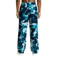 thumbnail image 5 of Dwelliawo Men's Camo Sweatpants Relaxed Fit Loose Drawstring Elastic Waist Running Lounge Trousers Athletic Pants with Pockets Sky Blue 2XL, 5 of 8