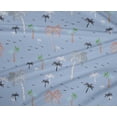 thumbnail image 4 of oneOone Polyester Lycra Fabric Bird & Palm Tree Decor Fabric Printed BTY 56 Inch Wide, 4 of 4