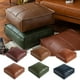 thumbnail image 1 of Funda puf otomana de piel sintética | Asiento de reposapiés marroquí sin relleno | Cojín de suelo impermeable y duradero para almacenamiento y reposapiés | Interior, Exterior | 17.7"x17.7"x5.9" | No, 1 of 8