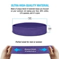 thumbnail image 3 of Suddora Purple Headband/Wristband Set - Sports Sweatbands for Head and Wrist, 3 of 6