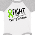 thumbnail image 4 of Inktastic Fight Lymphoma Lime Ribbon Boys or Girls Baby Bodysuit, 4 of 5