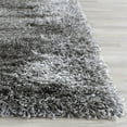 thumbnail image 3 of Shag & Flokati Rug - Isaac Mizrahi Shag Polyester/Polypropylene -Silver-Color:Silver,Design:Shag & Flokati,Shape:Large Rectangle,Size:10'L x 8'W, 3 of 3