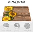thumbnail image 6 of Sunflower Dish Drying Mat for kitchen Counter Large Microfiber Dish Drying Mat for Dishes Absorbent Reversible Kitchen Dish Drying Pad Rack Mat 18x24 Inch, 6 of 8
