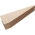 thumbnail image 6 of 6"W x 36"D x 12"H Thin Concord Rough Cedar Woodgrain TimberThane Corbel, Primed Tan, 6 of 6
