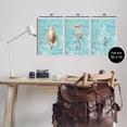 thumbnail image 3 of Stupell Industries Turquoise Sea Life Animals & Insects Painting Unframed Art Print Wall Art, 10 x 15, Set of 3, 3 of 7
