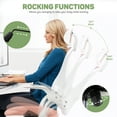 thumbnail image 3 of Casabay Ergonomic Office Chair, High-Back Mesh Desk Chairs with Flip-up Armrest Adjustable Headrests, Comfortable Lumbar Support, for Home, Work, Study, 3 of 7