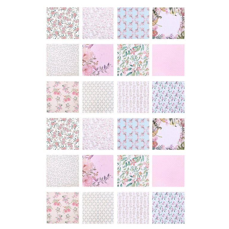 Gwong 300Pcs/Set Card Delicate Printing Make Memories Various Pattern  Collage DIY Scrapbook Journal Paper for Kids 
