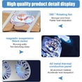 thumbnail image 4 of Laptop Stand with Fan Cooling Foldable Laptop Stand with Ultra Quiet Fan and USB Ports Adjustable Aluminium Alloy Laptop Cooling Stand for Most - Laptops and Tablets, 4 of 8