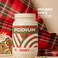 thumbnail image 3 of Podium Nutrition Whey Protein Powder, Gingerbread, 25g Protein Per Serving with Digestive Enzymes, Whey Protein Isolate & Concentrate, Gluten Free, Low Carb, Low Sugar & Soy Free, 27 Servings, 3 of 8