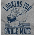 thumbnail image 2 of Popeye Looking For a Swole Mate Gym Hoodie Hooded Sweatshirt Men Brisco Brands S, 2 of 6