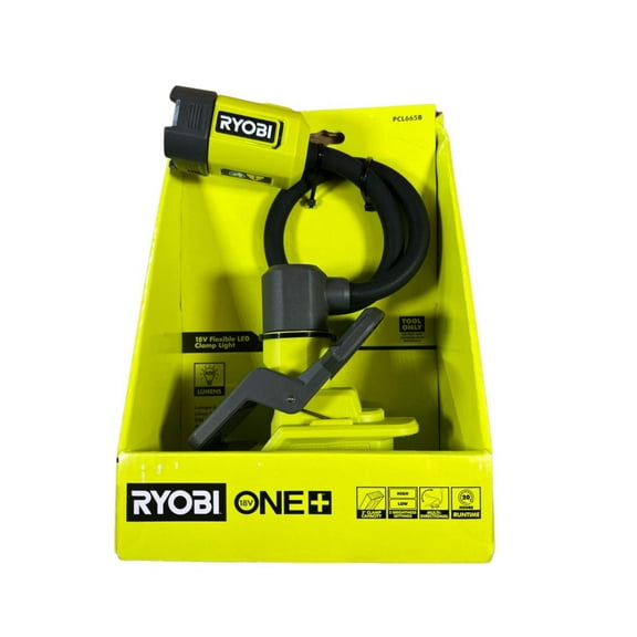 RYOBI 18V ONE  Cordless Flexible LED Clamp Light PCL665