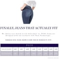 thumbnail image 4 of NYDJ Womens Plus Size Pull On Skinny Ankle Jean with Side Slit 26 Plus Rinse, 4 of 5