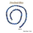 thumbnail image 2 of 60 Pcs Natural Stone 6mm Lapis Lazuli Beads Gemstone Beads for Bracelet Necklace Jewelry Making, 2 of 6