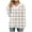 Fall Clothes White, variant on Womens Plus Size Fall Clothes, Long Sleeve Shirts for Women Fashion Loose Fit Striped Printed V Neck T-Shirts