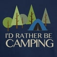 thumbnail image 3 of CafePress - Id Rather Be Camping T Shirt - Men's Classic Graphic Cotton T-Shirt, 3 of 4
