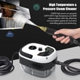 thumbnail image 6 of CURYMAY 2500W Handheld Steam Cleaner High Temperature Pressurized Steam Cleaning Machine Portable Car Steamer with Brush Heads (White), 6 of 7
