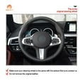 thumbnail image 2 of Mewant Hand Stitch Car Steering Wheel Cover for BMW M Sport G20 G21 F40 F44 G22 G23 G30 G31 G32 G11 G12 G14 G15 G16 X3, 2 of 5