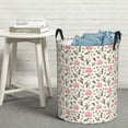 thumbnail image 7 of KLL Rose Flowers Waterproof Foldable Laundry Hamper Bucket with Handles for Storage Bin,Kids Room,Home Organizer (Medium ), 7 of 7